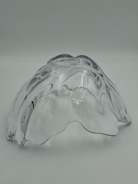 Stor glas skål fra Holmegaard